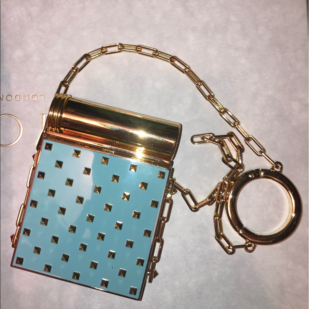 Valentino Mindaudiere Charm light blue & gold